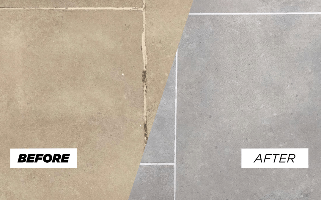 remove dried grout